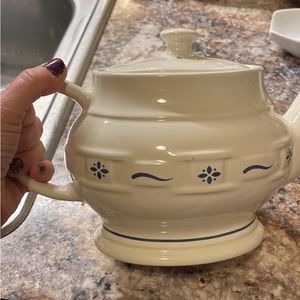 Longaberger Teapot - Blue